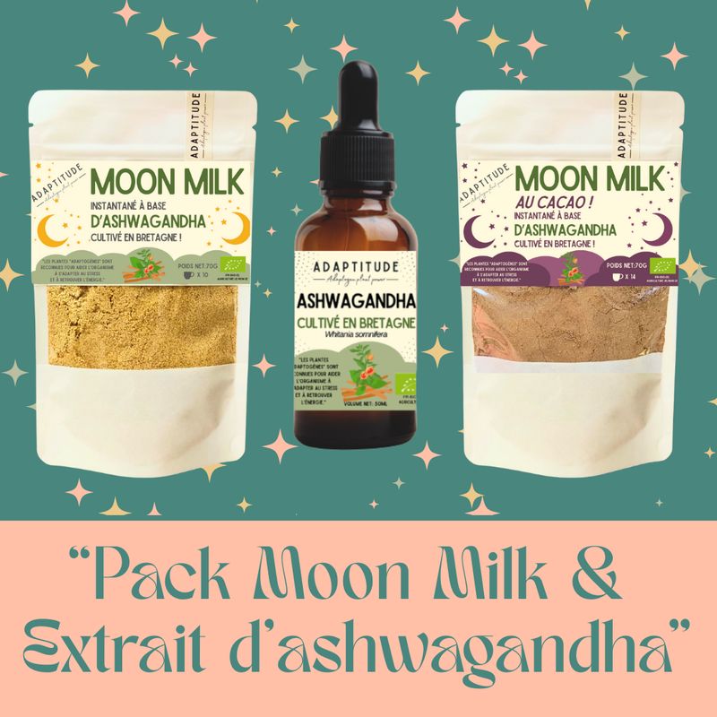 Pack "2 Moon Milk + Ashwagandha" ✨